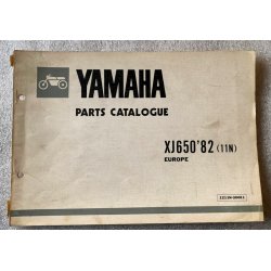 Yamaha XJ650 1982 (11N) Reservedelsbog