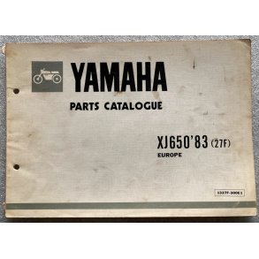 Yamaha XJ650 (27F) 1983 reservedelsbog