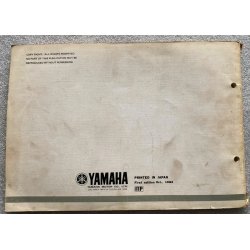 Yamaha XJ650 (27F) 1983 reservedelsbog