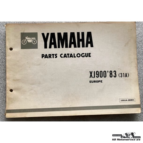 Yamaha XJ900 (31A) Reservedelsbog