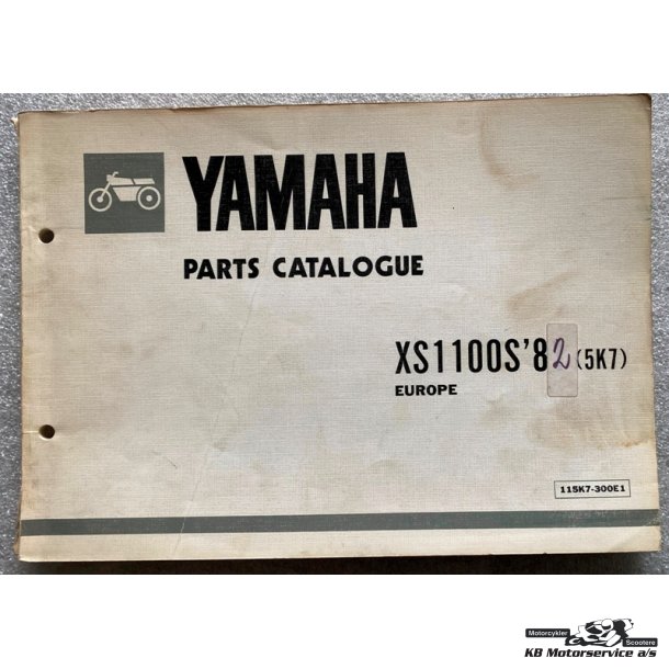 Yamaha XS1100 (5K7) Reservedelsbog