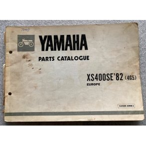  Yamaha XS400SE (4G5) 1982 Reservedelsbog
