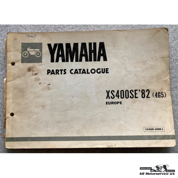  Yamaha XS400SE (4G5) 1982 Reservedelsbog