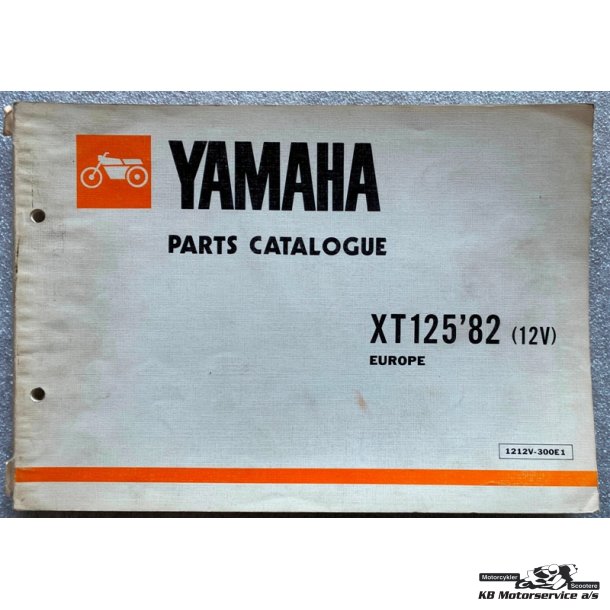 Yamaha XT125 (12V) Reservedelsbog