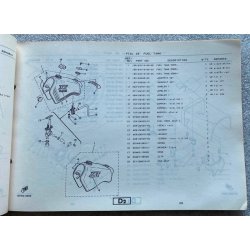 Yamaha XT125 (12V) Reservedelsbog
