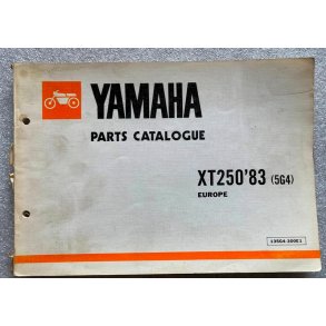 Yamaha XT250 (5G4) 1983 Reservedelsbog