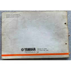 Yamaha XT250 (5G4) 1983 Reservedelsbog