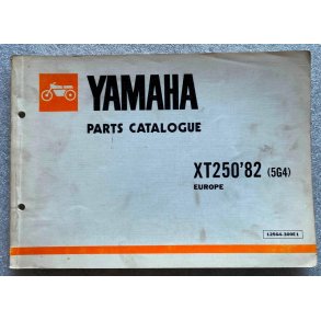 Yamaha XT250 (5G4) 1982 Reservedelsbog