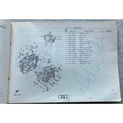 Yamaha XT250 (5G4) 1983 Reservedelsbog