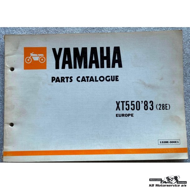 Yamaha XT550 (28E) 1983 Reservedelsbog