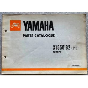 Yamaha XT550 (5Y3) 1982 Reservedelsbog