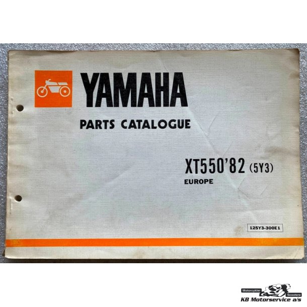 Yamaha XT550 (5Y3) 1982 Reservedelsbog