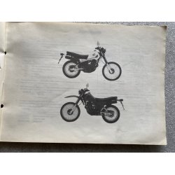 Yamaha XT550 (5Y3) 1982 Reservedelsbog