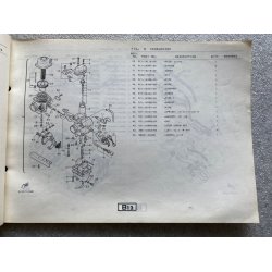 Yamaha XT550 (5Y3) 1982 Reservedelsbog