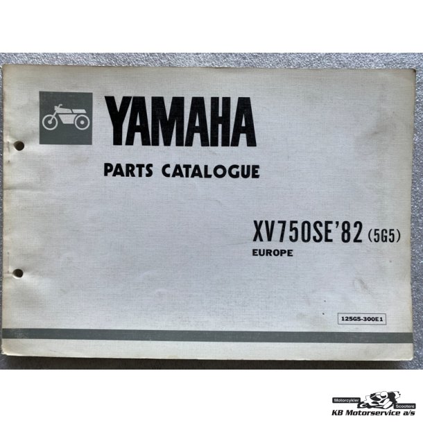 Yamaha XV750SE (5G5) 1982 Reservedelsbog
