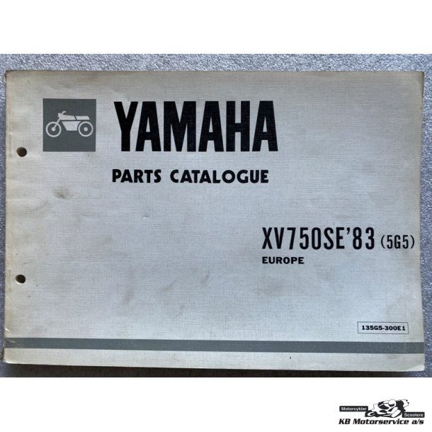 Yamaha XV750SE (5G5) 1983 Reservedelsbog