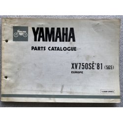 Yamaha XV750SE (5G5) 1981 Reservedelsbog