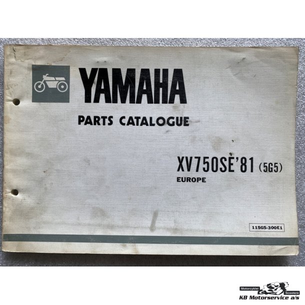 Yamaha XV750SE (5G5) 1981 Reservedelsbog