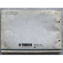 Yamaha XV750SE (5G5) 1981 Reservedelsbog