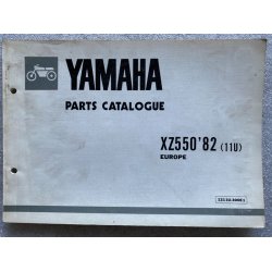 Yamaha XZ550 (11U) Reservedelsbog