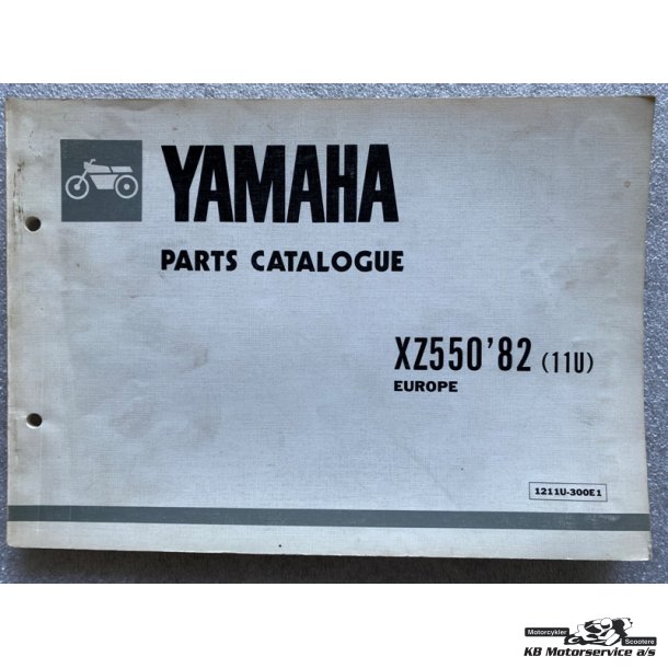 Yamaha XZ550 (11U) Reservedelsbog