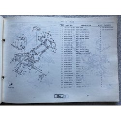 Yamaha XZ550 (11U) Reservedelsbog