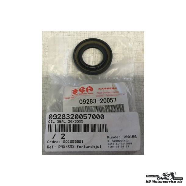Oil Seal,20x35x5	Suzuki SMX/RMX