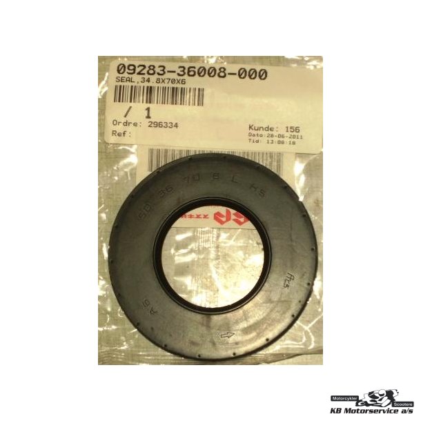 Seal,34.8x70x6	RF600, RF900, GSX-R600 m.fl