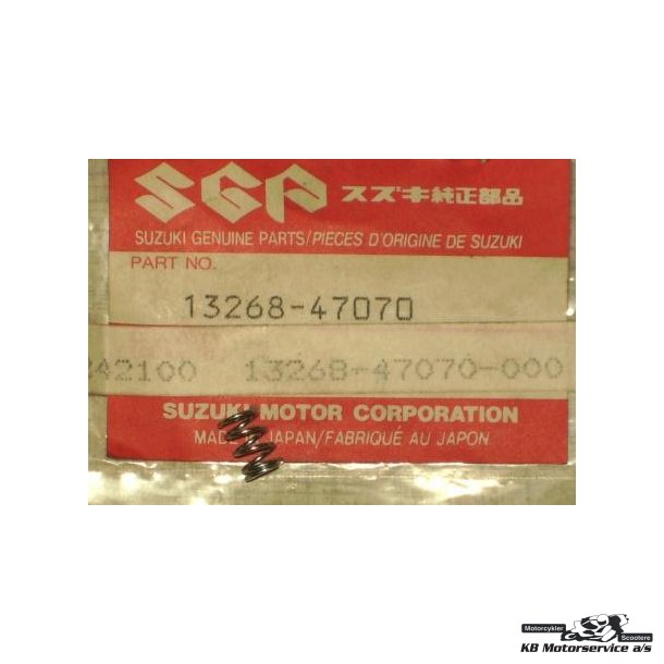 Spring,throttle screw	DR350, VS750 VS800, VS1400