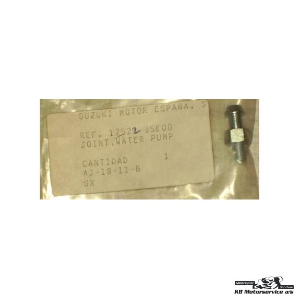 Bolt, water pump joint	Suzuki