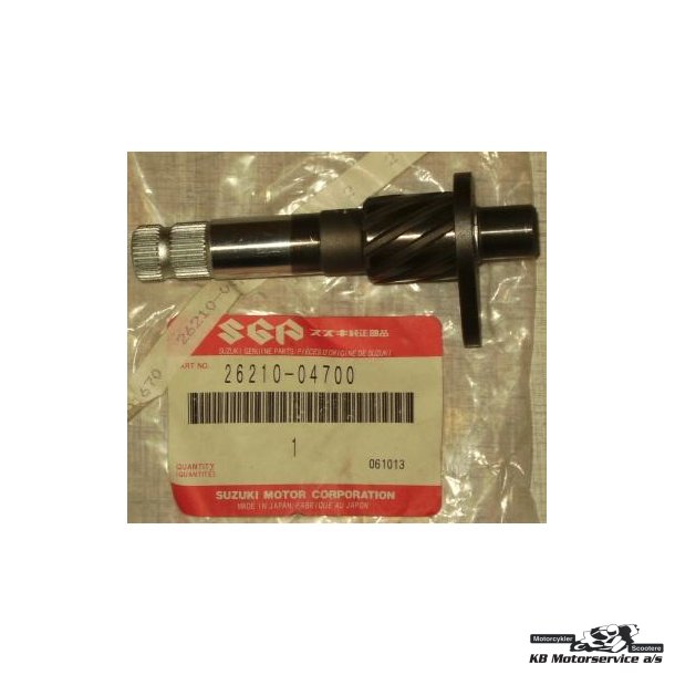 Shaft,kick starter	Suzuki RMX, SMX