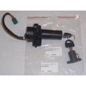 Ign switch/steering lock + lock set, Helmet