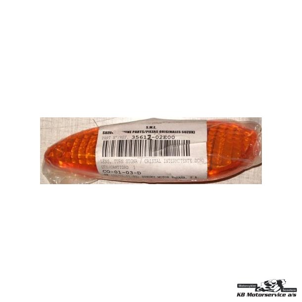 Lens, turn signal lh	Suzuki AY50