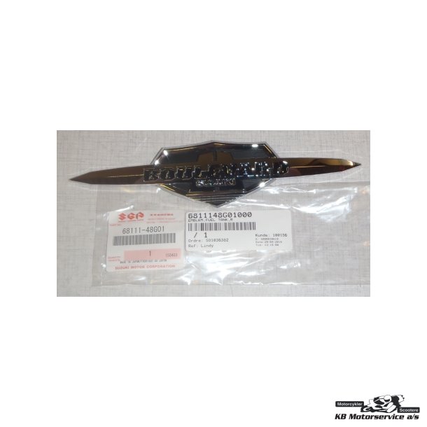 Emblem, fuel tank, Right	Suzuki VZR1800