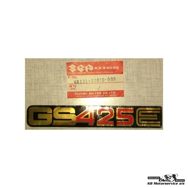Emblem,frame cover	Suzuki GSX400, GS425, GS450