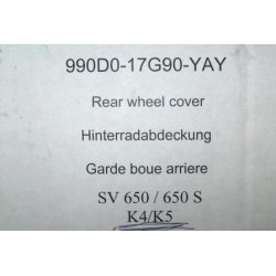 SV650 kde/bagskrm sort 2004