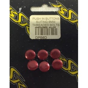 Rd ALU push in button m/oring	Passer M6 bolte
