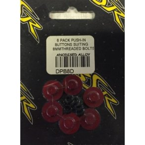 Rd ALU push in button m/oring	Passer M8 bolte