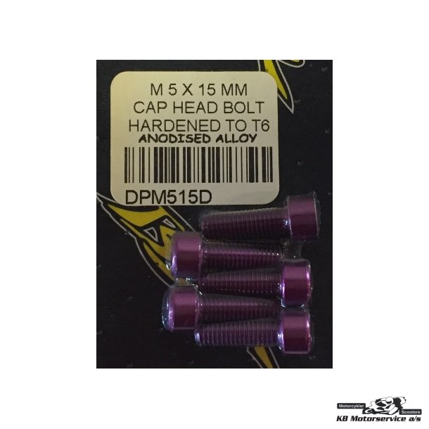 Lilla ALU Unbraco Bolt.	5*15mm