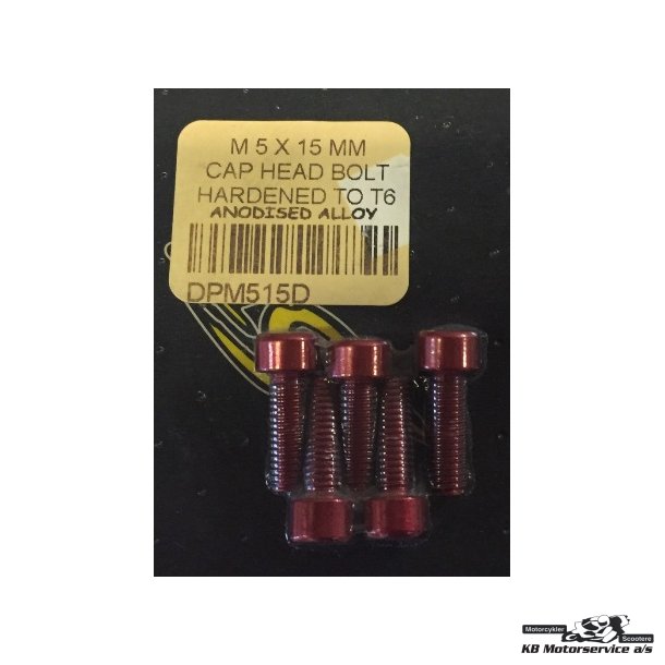 Rd ALU Unbraco Bolt.	5x15mm