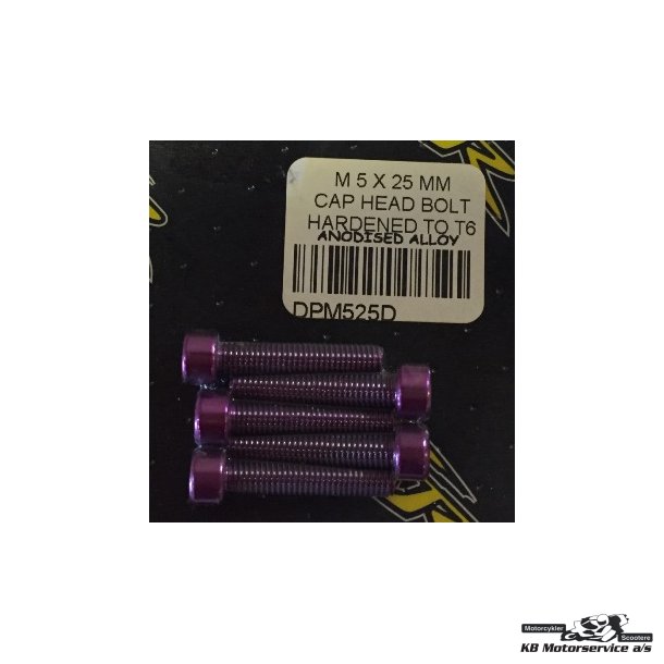 Lilla ALU Unbraco Bolt.	5*25mm