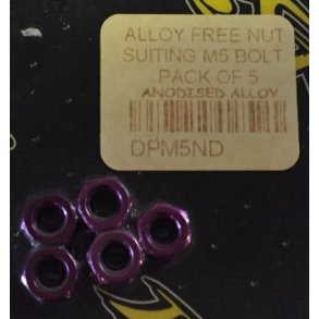 Lilla ALU mtrik M5. 5 stk. pakning