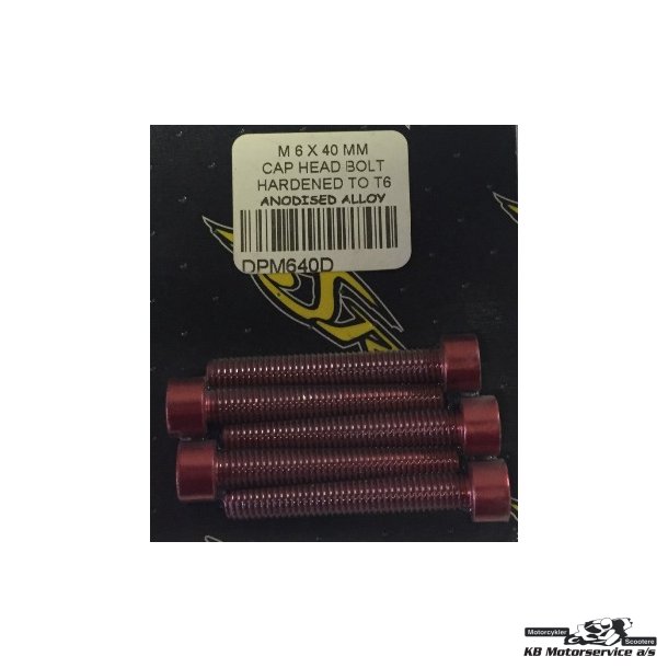 Rd ALU Unbraco Bolt.	6x40mm