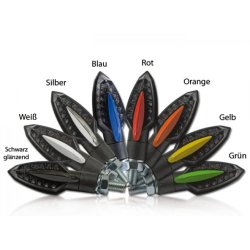 Mini blinklys LED "Sliver", Sort, st.