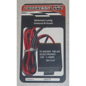 Blinkrel 12V 2 pols led universal