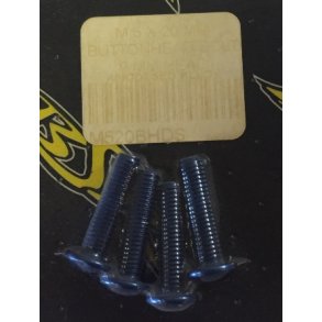 Bl ALU Bolt Button Head	6x20mm (12mm hoved)