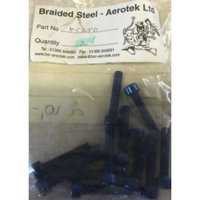 Bl ALU Unbraco Bolt.	5x25mm. Pris pr. stk