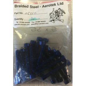 Bl ALU Unbraco Bolt.	5x35mm. Pris pr. stk