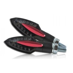 Dkplade Rd ALU til sliver led-blinklys HS-284829