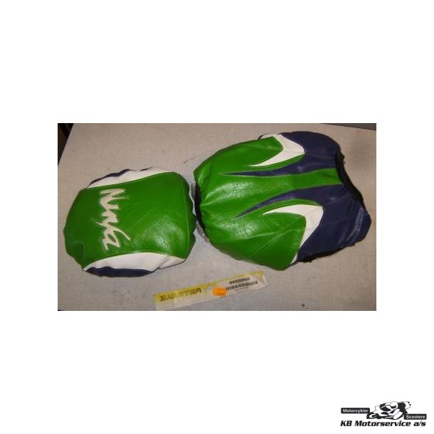Bagster seat cover Kawasaki ZX6R 1998-2002 bl/hvid/grn